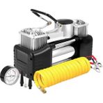 Gpr Araç Lastik Çift Pistonlu Hava Şişirme Kompresörü Pompası Profesyonel 150PSI 12 Volt