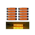 GPR Parmak Led 12 Ve 24 Volt Çalışma Özelliği Su Geçirmez (10 Adet) Sarı