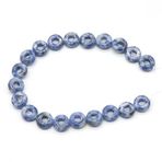 GQGQA 20 adet 5 * 10 mm Büyük Delikli Doğal Taş Boncuklar, Takı Yapımı için Gevşek Değerli Taş Boncuklar, El İşi için Kristal Boncuklar, Benzersiz Kendin Yap Malzemeleri