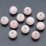 GQGQA 5/10 adet 16 x 14 mm 5 mm mavi/bej büyük delikli el işi için doğal taş boncuklar, gevşek değerli taş boncuklar, takı üretimi için kristal boncuklar