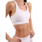 Grab Beyaz GW-T223050 Sporcu Sütyeni