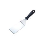 Grace Hub Paslanmaz Çelik Teppanyaki Kızartma Spatula Kalınlaşmış Biftek Spatula Pizza Spatula (Yurt Dışından) - Gümüş