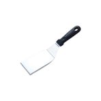 Grace Hub Paslanmaz Çelik Teppanyaki Kızartma Spatula Kalınlaşmış Biftek Spatula Pizza Spatula (Yurt Dışından) - Siyah