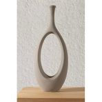 Gracil Özel Taş Doku Yeşil İskandinav Seramik Vazo 20x5x55cm 6266 20x5x55cm Yeşil