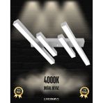 Grada (Gri Kasa, Doğal Beyaz) Ledli Modern Plafonyer LED Avize Salon Mutfak Oturma Odası Antre Hol Çocuk Odası LED