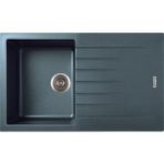 Gradde Antrasit 50x86 Tek Gözlü Granit Eviye + Sifon Takımı + Taşıma Sigortası