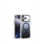 Gradient iPhone 17 Air Magsafe Uyumlu Siyah Telefon Kılıfı