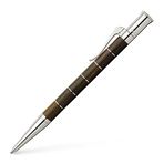 Graf von Faber-Castell Anello Grenadilla Tükenmez Kalem, Platin Kaplama Halkalı Özel Reçine Gövde, B Uç Kalınlığı
