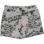 Graffiti World Kız Çocuk Desenli Cepli Şort - 9 Yaş