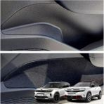 Graficar Citroen C5 Aircross Konfor Seti Araç Içi Eşya Saklama Cepleri Kumaş Kaplama Ses Giderici Set /Tüm Model Yılları İçin - Siyah