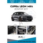 GRAFICAR DESIGN Cupra Leon Mk4 Konfor Seti Araç Içi Eşya Saklama Gözleri Için Ses Giderici Izolasyon Kaplama Seti