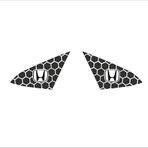 Graficar Design Honda Civic FC5 ile Uyumlu Kelebek Cam Sticker Set, Logolu