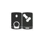 Graficar Design Renault Clio4 ile Uyumlu Megane 3 Fluance Anahtar Kart Folyo Sticker Kaplama Mat Karbon Siyah