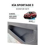 Graficar Kia Sportage 3 / 2011-2015 Konfor Seti Araç Içi Eşya Cepleri Ses Giderici Kaplama