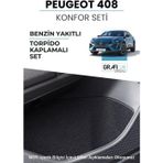 Graficar Peugeot 408 Konfor Seti - Torpido Kaplamalı Set / Araç Içi Eşya Cepleri Ses Giderici Kaplama Set