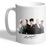Grafilli Design Kişiye Özel Atatürk Kupa Bardak 014