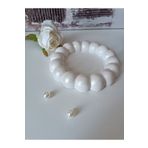 grafimum Sedefli Bubble Dekoratif Beton Tabak Bardak Altlığı Takı Tabağı