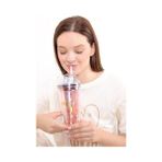 Grains Global 450 ml Polikarbon Astronot Figürlü Dürbün Pipetli Bardak 20 10 cm - Option-1 - 0 - Siyah