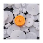 Grains Global 75 Parça Plastik Dişli Çark Seti (Dc Motor - Dıy - Hobi Seti) - 0 - Siyah