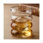 Grains Global Borosilikat Cam Bardak, 300 ml Geniş Kapasite, Dayanıklı Yapı, Makinede Yıkanabilir, Ev Ofis Restoran Için Uygun Boğumlu Borosilikat Cam Çay Kahve Espresso Sunum Bardağı - 0 - Siyah - Option-1