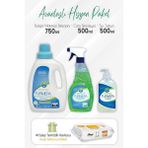 Grains Global Bulaşık Makinesi Deterjan 750 Ml, Cam Temizleyici, Sıvı Sabun 500 ml ve Arap Sabunlu 100'LÜ - Option-1