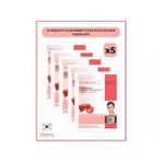Grains Global Dermal Aydınlatıcı ve Arındırıcı Çilek Özlü Kolajen Maske 23GR 5 Adet - Option-1