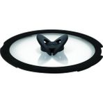 Grains Global Ingenio Cam Kapak - 16 cm - (ClearEyelets)Black-RadiantOrchid - 13 inç