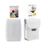 Grains Global Mini Link 3 Beyaz Akıllı Telefon Yazıcısı Beyaz Çanta ve 20'li Mini Film - Açık Bej