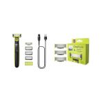 Grains Global Oneblade Erkek Bakım Seti (Yüz ve Vücut Tıraş Makinesi ve Yedek Bıçak Seti) - Option-1