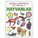 Grains Global Renkli ve Eğlenceli Çıkartmalar Hayvanlar: (Türkçe Ingilizce ve Poster Hediyeli - 90 Adet Çıkartma) - Option-1 - -50 C