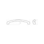 Grains Global Saten 28 cm Çekme/sürgü Kapı Kolu - 001-Renkli