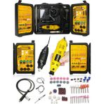 Graizer 400 Watt 350 Parça 60.000 Rpm 6 Kademe Devir Ayarlı Hobi Gravür Seti Mini Taşlama Makinesi Sarı