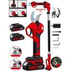 Graizer 52-K Brushless Motor Teleskop Akülü Bağ Dal Ağaç Kesme Biçme Budama Şarjlı Makası Makas