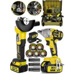 Graizer Alman 128 V Profesyonel 2li Çelik Şanzuman Set Somun Sıkma Taşlama Makinesi