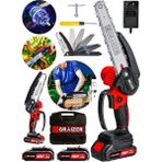 Graizer Alman 148 Vf 10 Ah %100 Kömürsüz Motor Akülü Dal Kesme Budama Testere Bıçkı Makinesi 15 cm