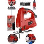 Graizer Alman 4000 W Sjs Metal Şanzuman 6 Kademe Devirli Bakır Sargili Dekupaj Testere makinesi 5