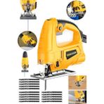 Graizer Alman 4000 W Sjs Metal Şanzuman 6 Kademe Devirli Bakır Sargili Dekupaj Testere makinesi Sa