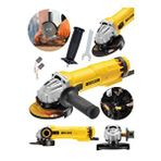 Graizer Alman Metal Şanzuman Bakır Sargılı Avuç Içi Taşlama Metal Sprel 125 mm 4200 W Demir Kesme Makinesi