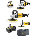 Graizer Alman Ps-76 3000 Watt 6 Kademe Devir Ayarlı Metal Şanzuman Polisaj Makinası Zımpara Pasta Cila Makinesi Sarı