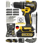 Graizer Darbeli Profesyonel Vidalama Matkap 799 Vf 30 Ah Kömürsüz Motor 3000 W Güçlü Akülü