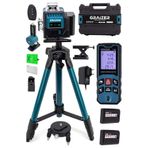 Graizer M12 Köşe Yeşil Çizgi Lazer Terazi 360° Miknatisli Otomatik Hizalama Metre Çantali Lazer Metre