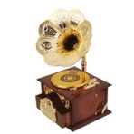 Gramafon Müzik Kutusu Dönen Plaklı Sevgiliye Hediye Doğum Günü