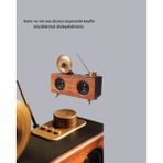 Gramafon Tasarımlı Bluetooth Hoparlör 3D Ses Teknolojili Çok Fonksiyonlu Nemere