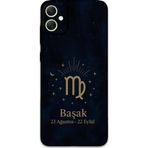 Gramaphone Galaxy A04 Uyumlu Başak Burcu Desenli Telefon Kılıfı + Ekran Koruyucu - 5773