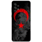 Gramaphone Galaxy A52 Uyumlu Türk Bayrağı Desenli Telefon Kılıfı + Ekran Koruyucu - 5852