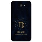 Gramaphone Galaxy J7 Prime ile Uyumlu Başak Burcu Desenli Telefon Kılıfı + Ekran Koruyucu - 5773