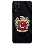 Gramaphone Galaxy M22 ile Uyumlu Türk Desenli Telefon Kılıfı + Ekran Koruyucu - 5855