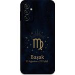 Gramaphone Galaxy M23 Uyumlu Başak Burcu Desenli Telefon Kılıfı + Ekran Koruyucu - 5773