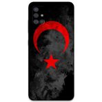 Gramaphone Galaxy M31S Uyumlu Türk Bayrağı Desenli Telefon Kılıfı + Ekran Koruyucu - 5852