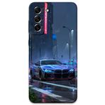 Gramaphone Galaxy S21 FE ile Uyumlu Araba Desenli Telefon Kılıfı + Ekran Koruyucu - 5767